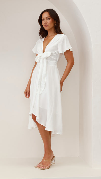 Load image into Gallery viewer, Sunny Daze Dress - White - Billy J
