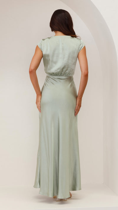 Load image into Gallery viewer, Selma Maxi Dress - Sage - Billy J
