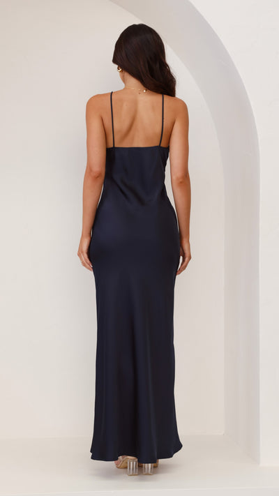 Load image into Gallery viewer, Ziah Maxi Dress - Navy - Billy J
