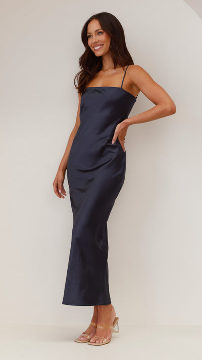 Load image into Gallery viewer, Keira Maxi Dress - Navy - Billy J
