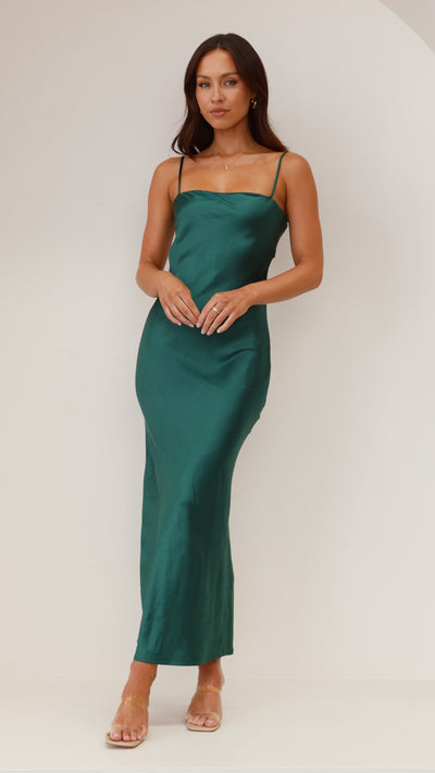 Load image into Gallery viewer, Keira Maxi Dress - Emerald - Billy J
