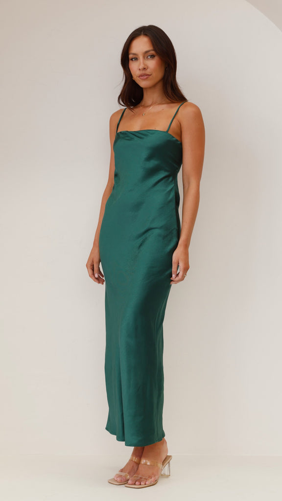 Keira Maxi Dress - Emerald - Billy J