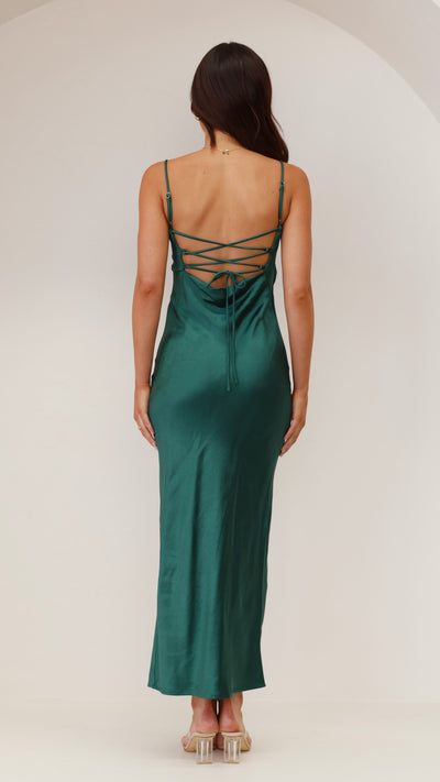 Load image into Gallery viewer, Keira Maxi Dress - Emerald - Billy J
