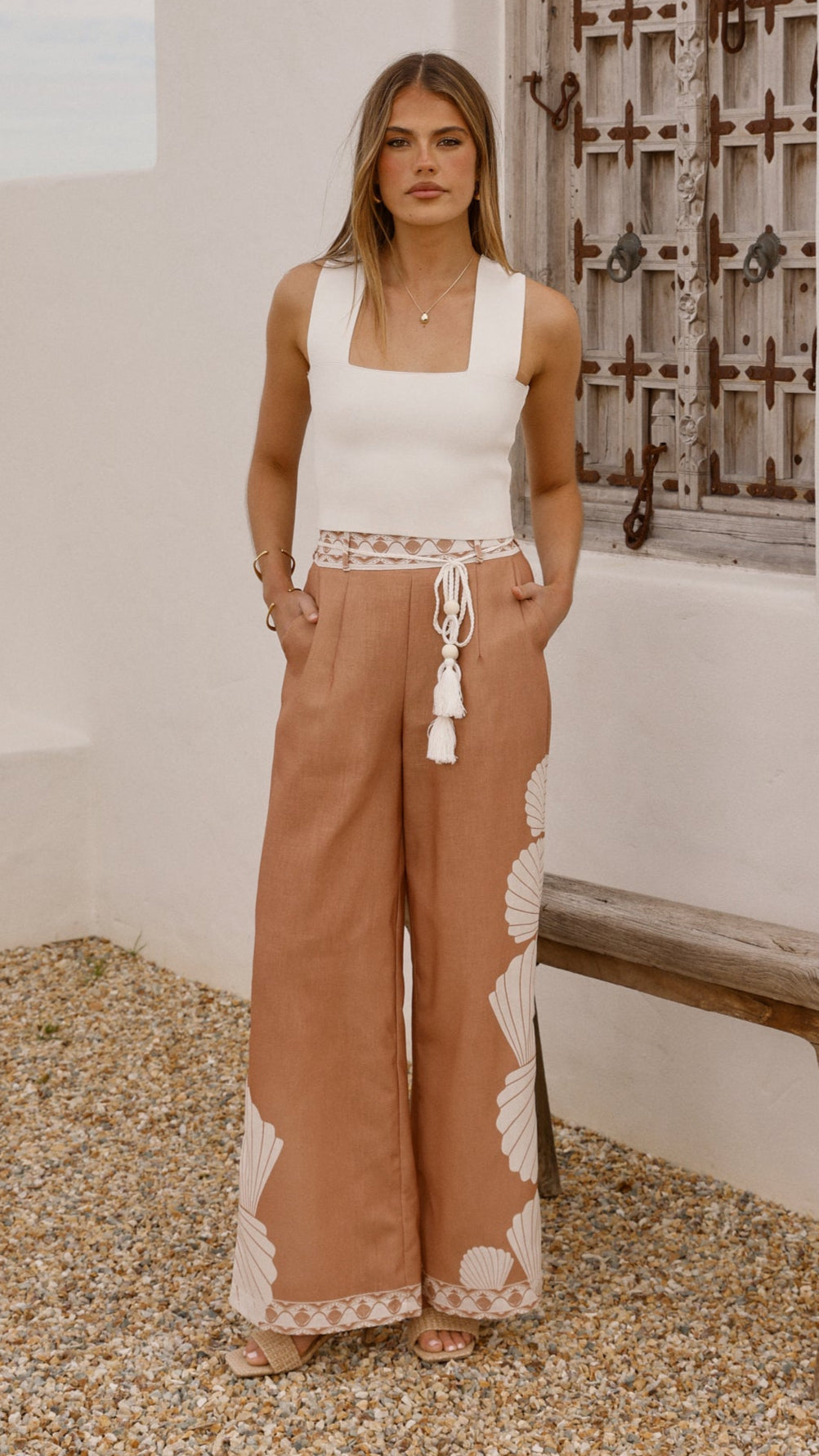 Teresa | Stylish Wide-Leg Printed Pants