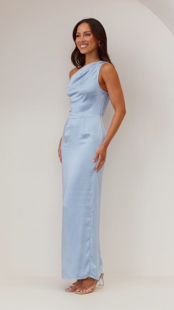 Harlowe Maxi Dress - Blue - Billy J