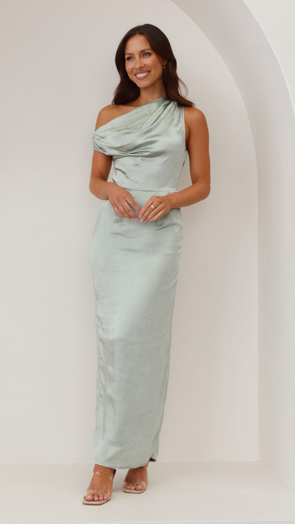 Harlowe Maxi Dress - Sage - Billy J