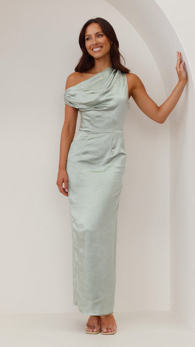 Load image into Gallery viewer, Harlowe Maxi Dress - Sage - Billy J
