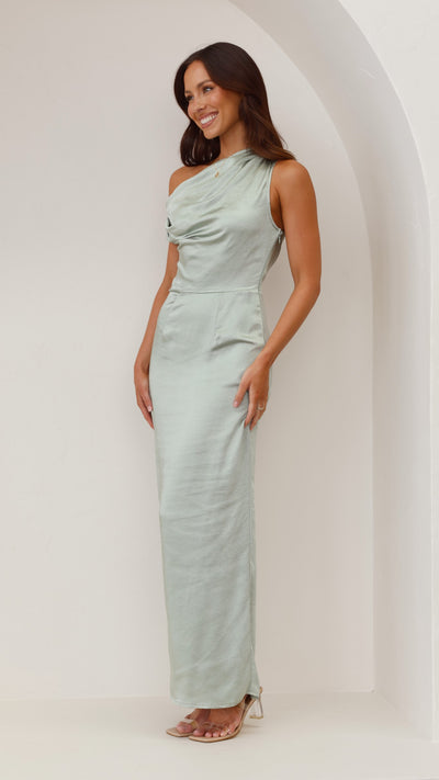 Load image into Gallery viewer, Harlowe Maxi Dress - Sage - Billy J
