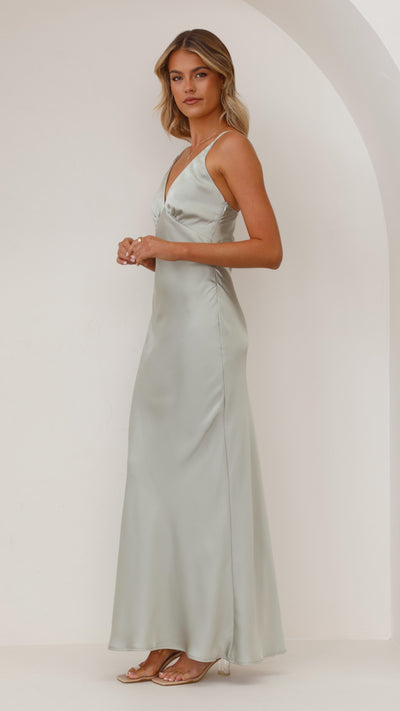 Load image into Gallery viewer, Ziah Maxi Dress - Olive - Billy J
