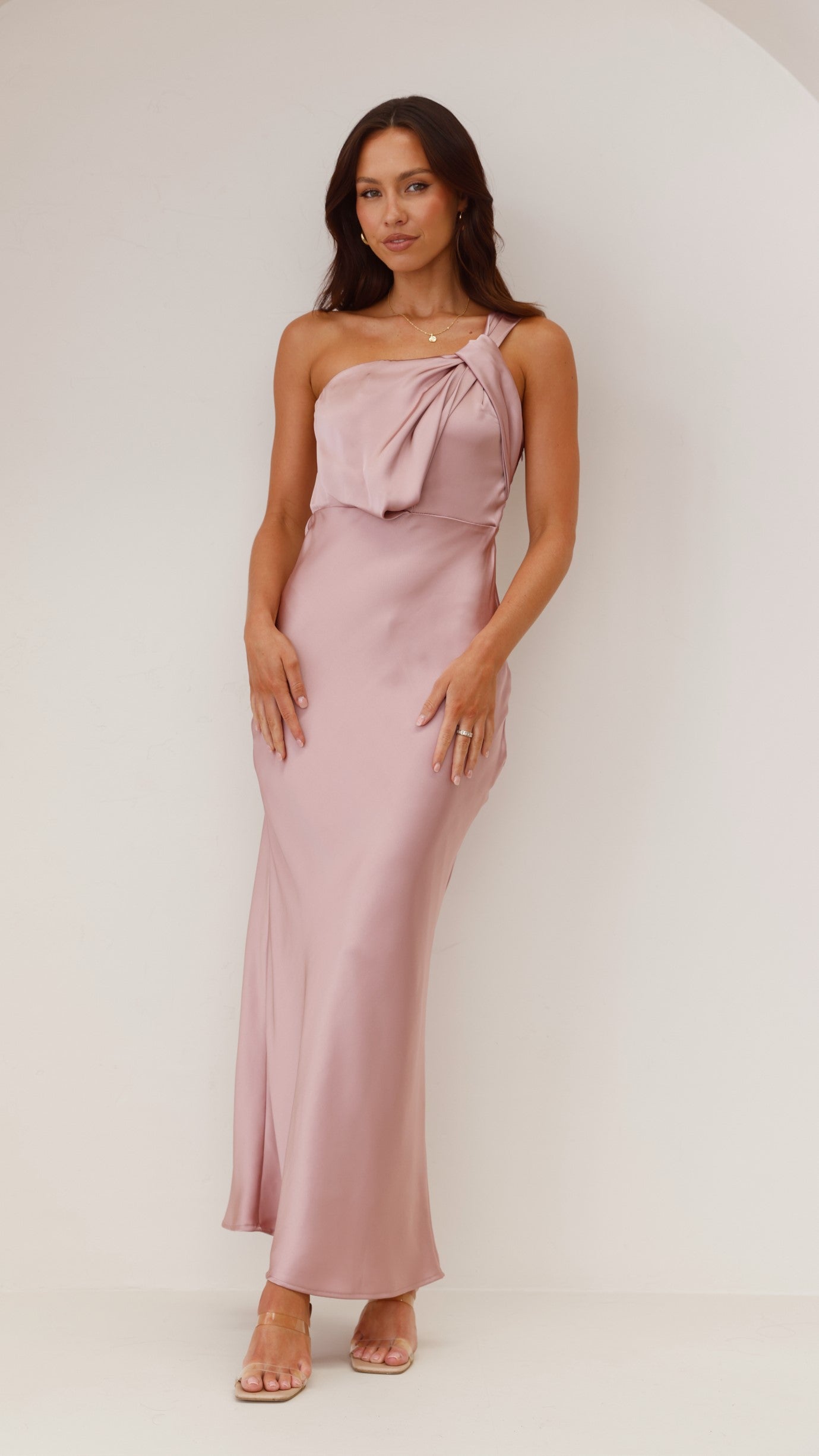 Greta Maxi Dress - Dusty Pink - Billy J