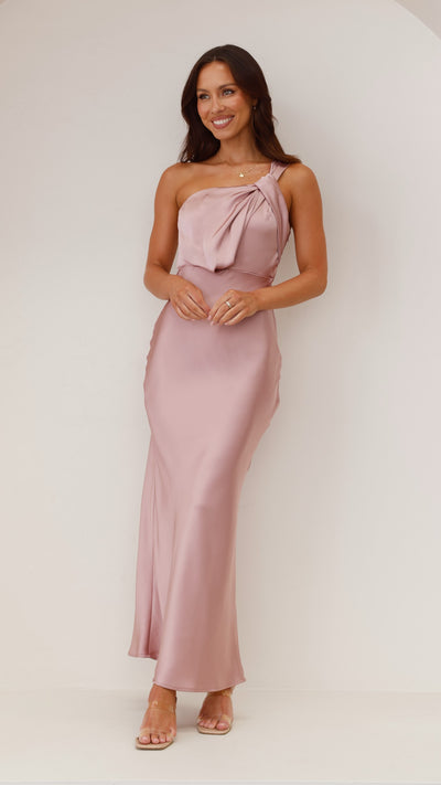 Load image into Gallery viewer, Greta Maxi Dress - Dusty Pink - Billy J
