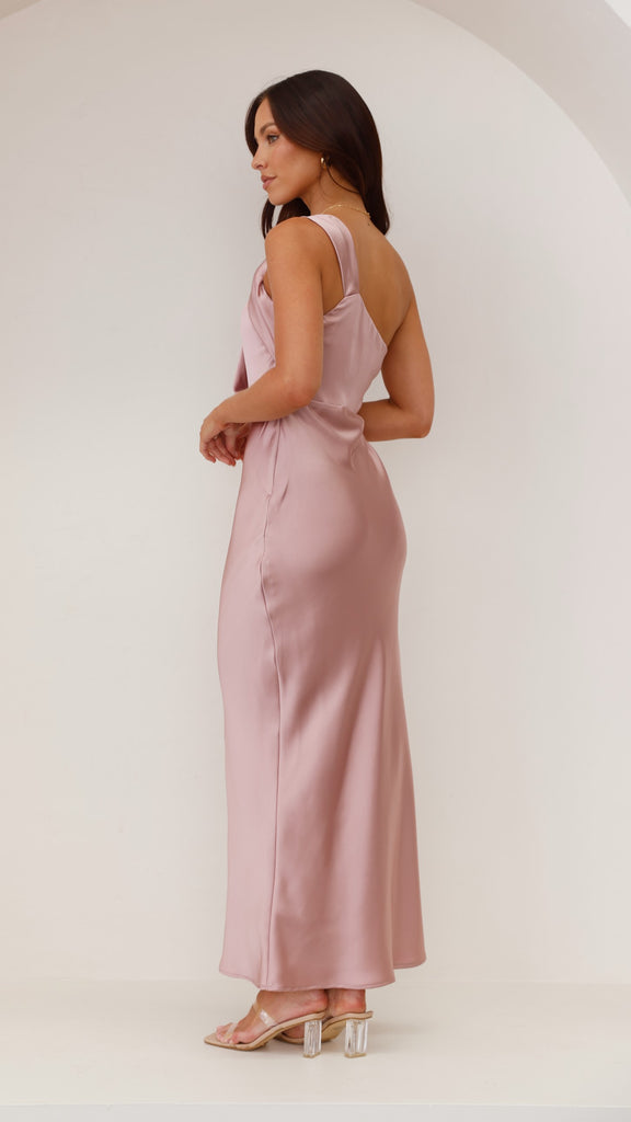 Greta Maxi Dress - Dusty Pink - Billy J