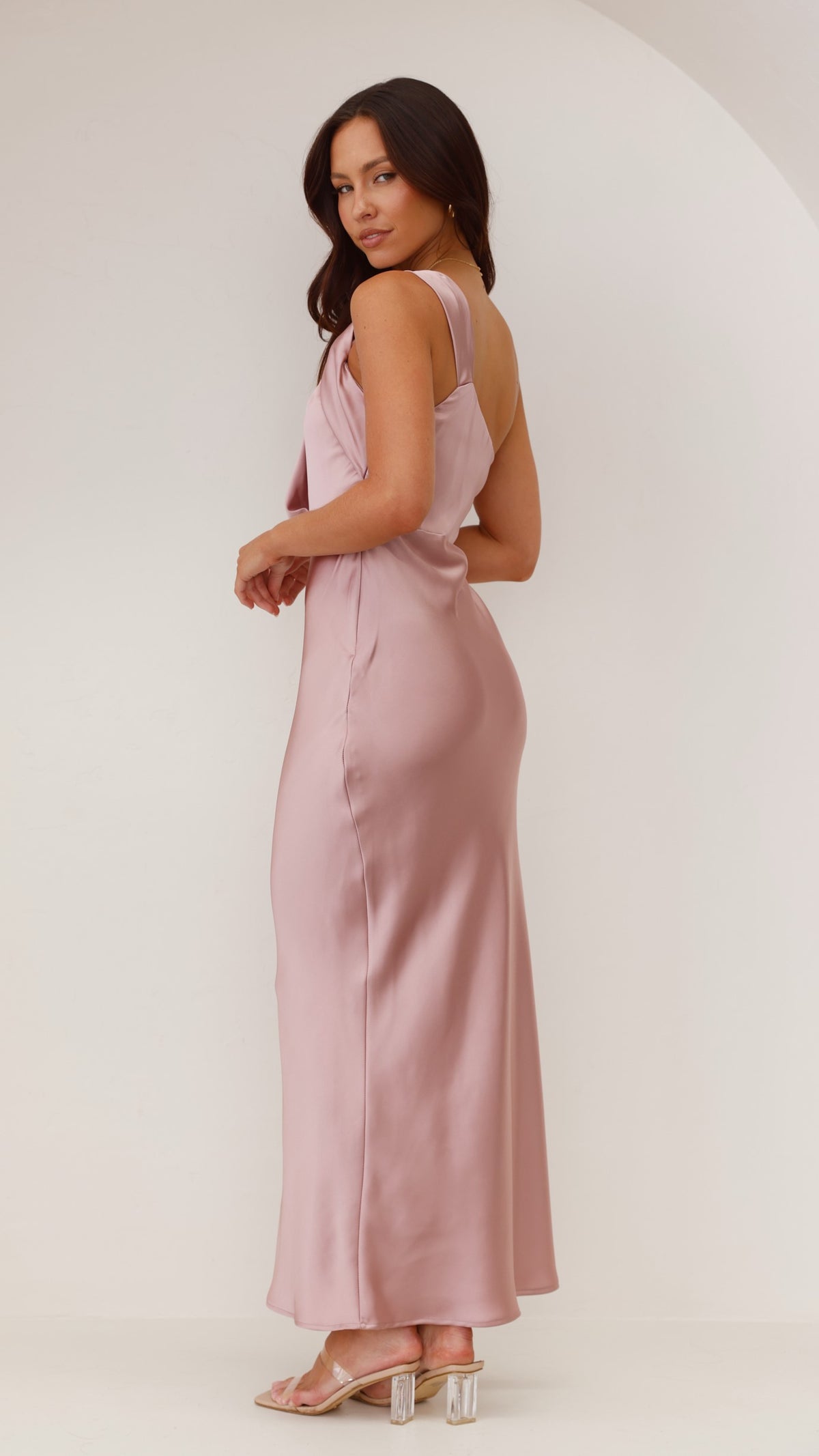 Greta Maxi Dress - Dusty Pink - Buy Women's Dresses