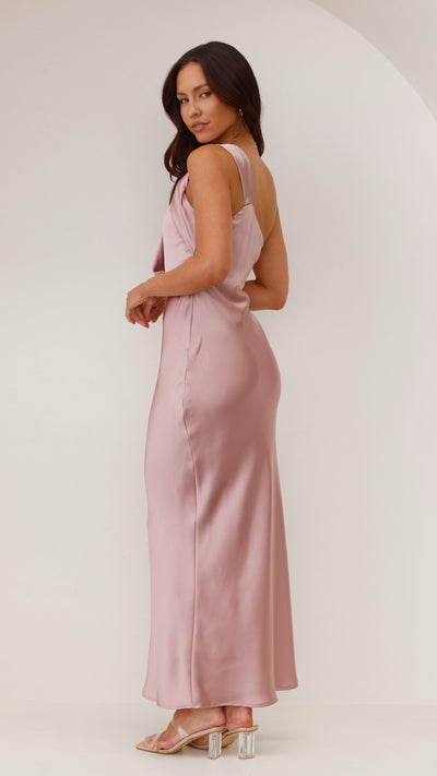 Load image into Gallery viewer, Greta Maxi Dress - Dusty Pink - Billy J
