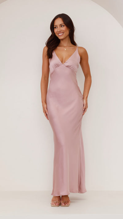 Load image into Gallery viewer, Ziah Maxi Dress - Dusty Pink - Billy J
