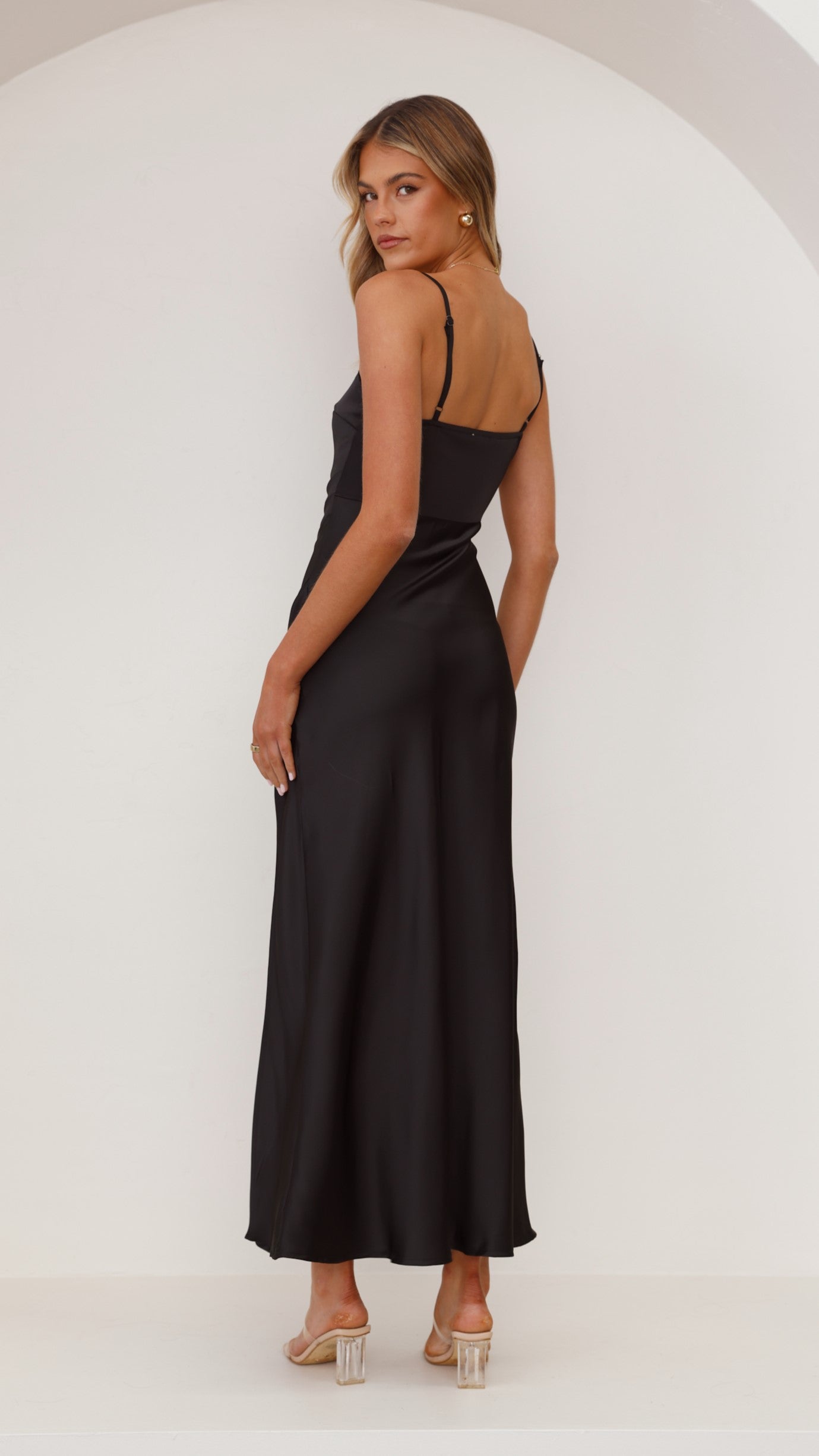 Ilana Maxi Dress - Black - Billy J