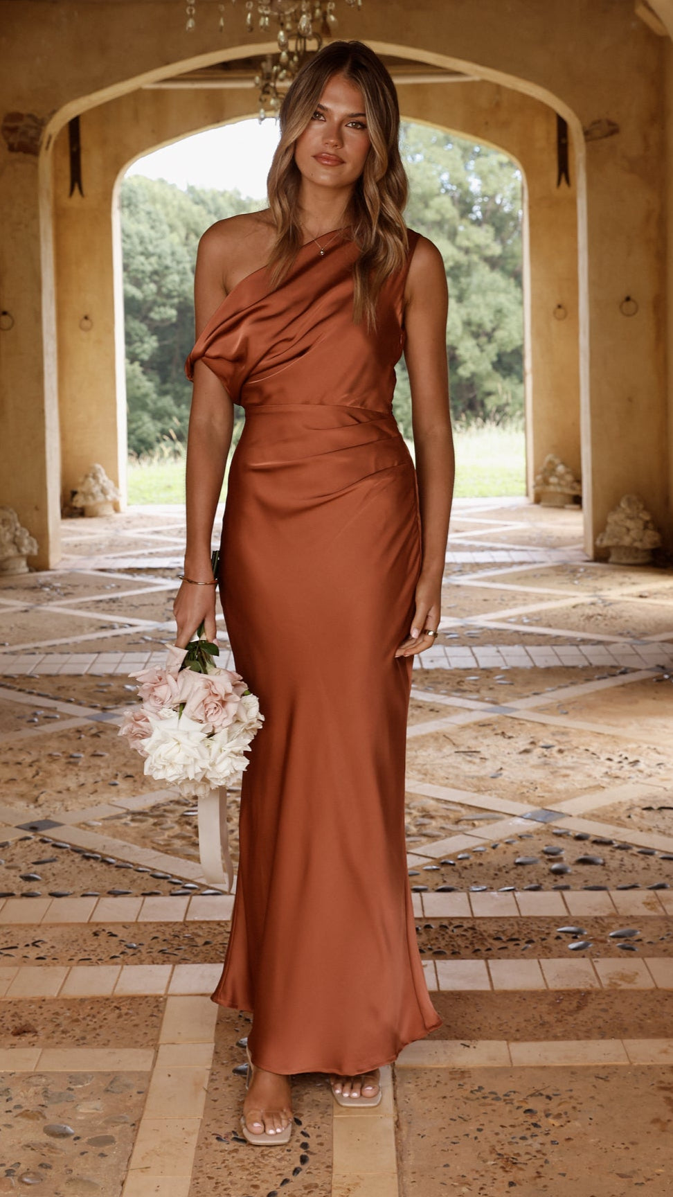 Gigi Maxi Dress - Copper - Billy J