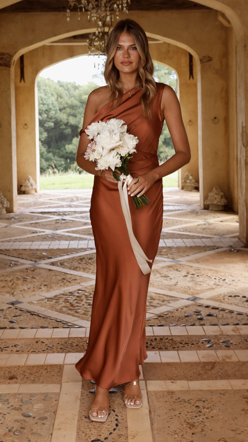 Gigi Maxi Dress - Copper - Billy J