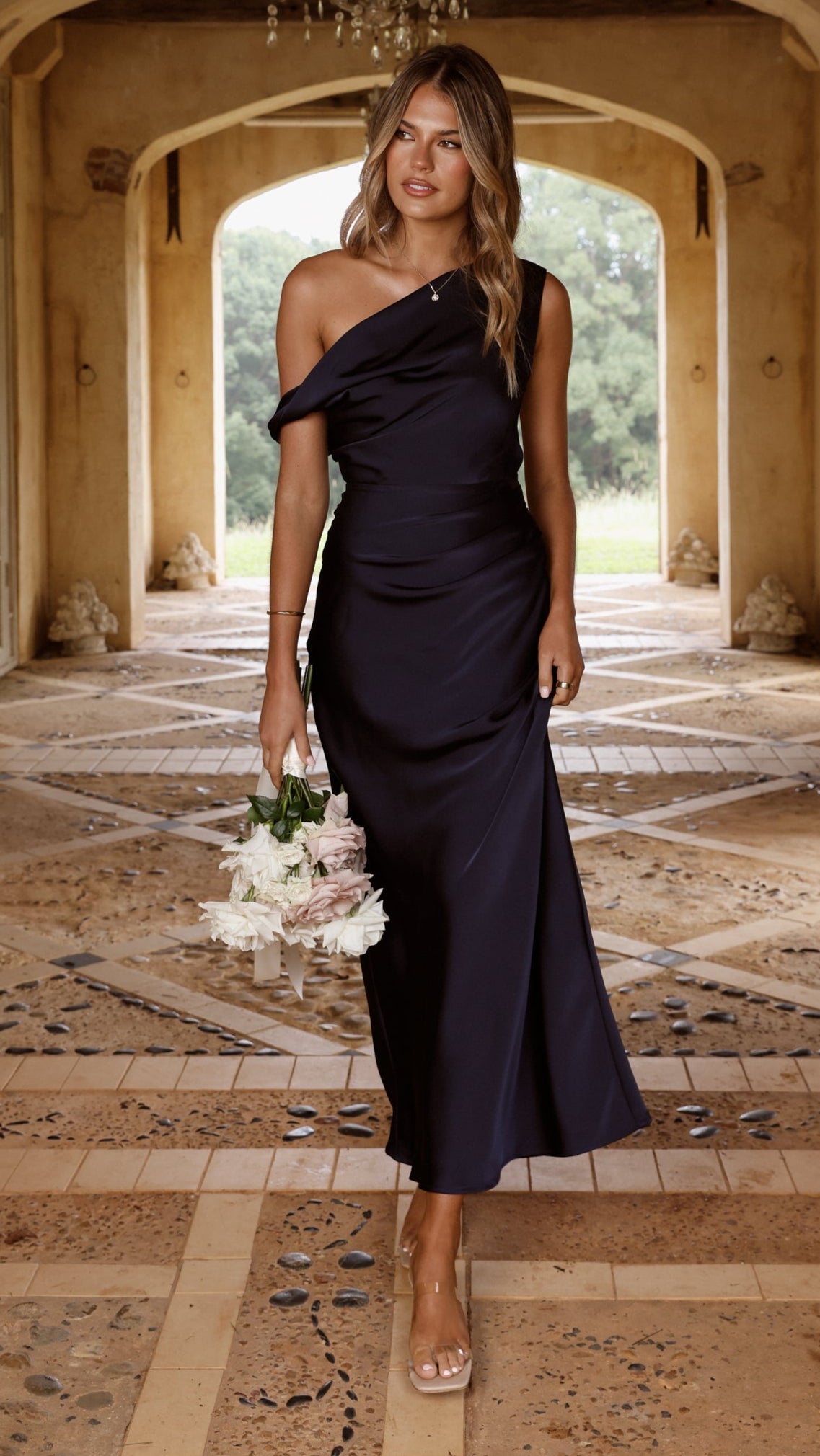 Gigi Maxi Dress - Navy - Billy J