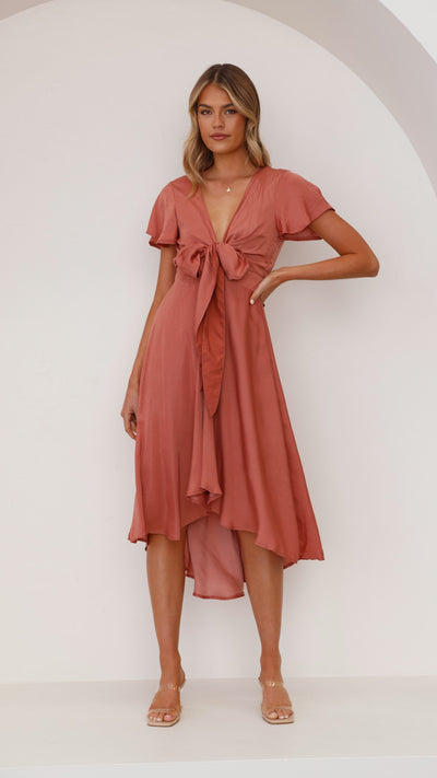 Load image into Gallery viewer, Sunny Daze Dress - Baked Rose - Billy J
