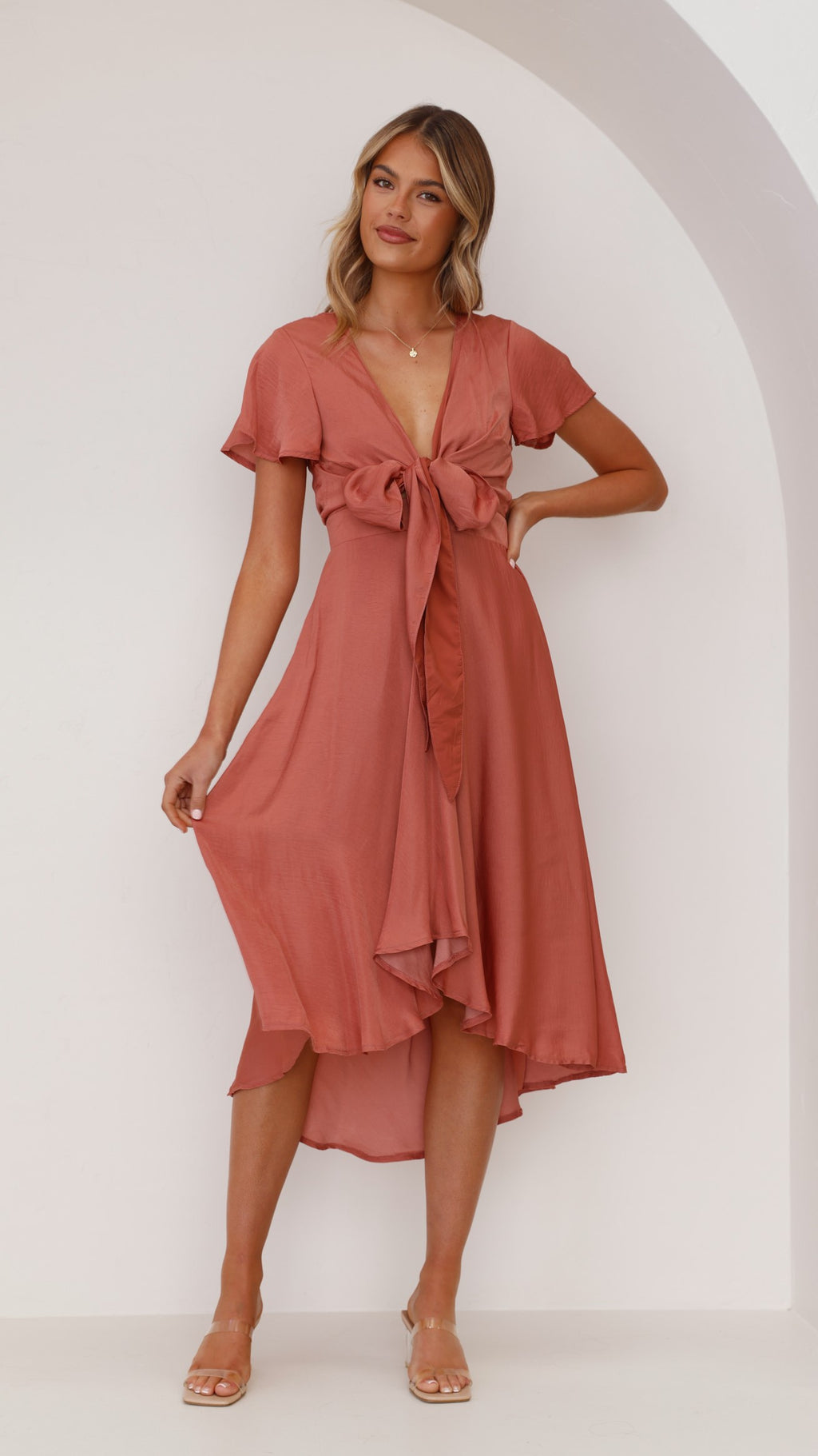 Sunny Daze Dress - Baked Rose - Billy J