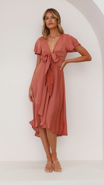 Load image into Gallery viewer, Sunny Daze Dress - Baked Rose - Billy J
