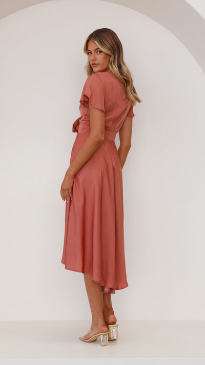 Load image into Gallery viewer, Sunny Daze Dress - Baked Rose - Billy J
