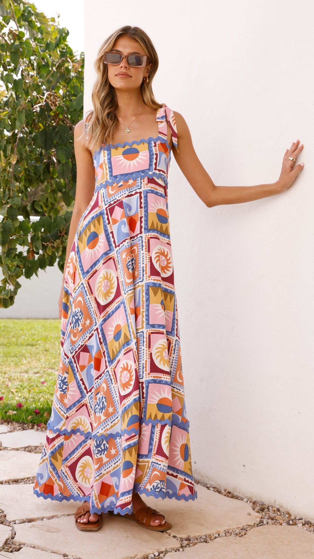 Rhodes Maxi Dress - Multi - Billy J