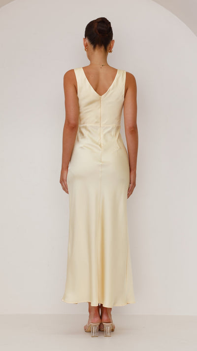 Load image into Gallery viewer, Taylor Maxi Dress - Yellow - Billy J
