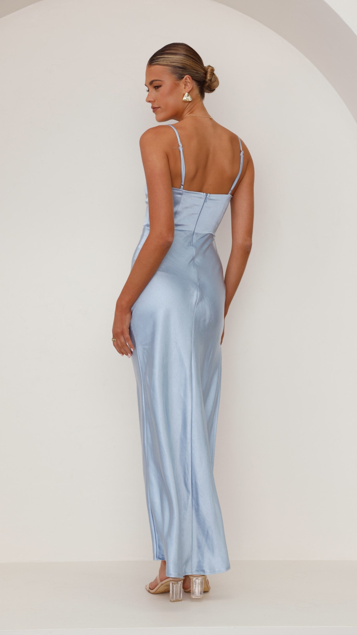 Ava Maxi Dress - Blue - Billy J