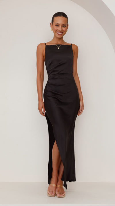 Load image into Gallery viewer, Ava Maxi Dress - Black - Billy J
