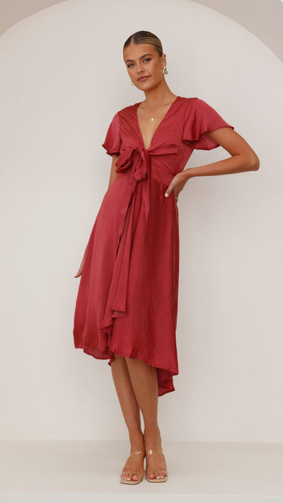 Load image into Gallery viewer, Sunny Daze Dress - Berry - Billy J
