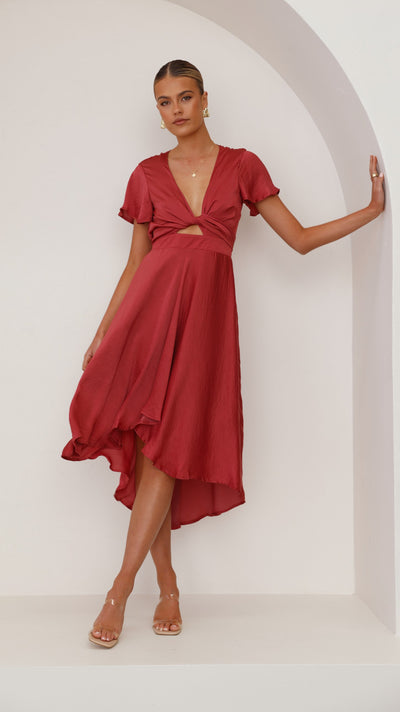 Load image into Gallery viewer, Sunny Daze Dress - Berry - Billy J
