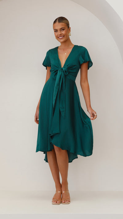 Load image into Gallery viewer, Sunny Daze Dress - Emerald - Billy J
