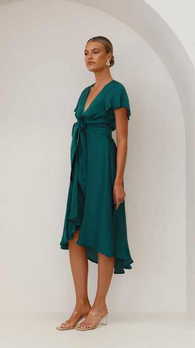 Load image into Gallery viewer, Sunny Daze Dress - Emerald - Billy J
