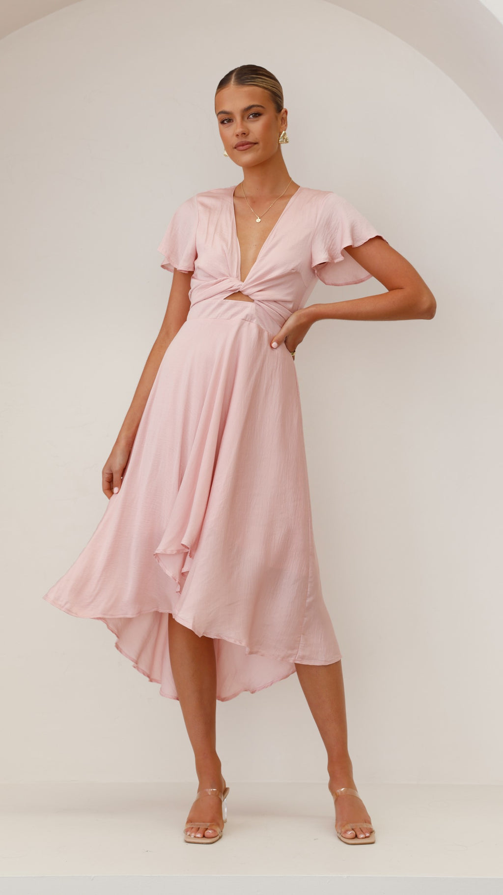 Sunny Daze Dress - Soft Pink - Billy J