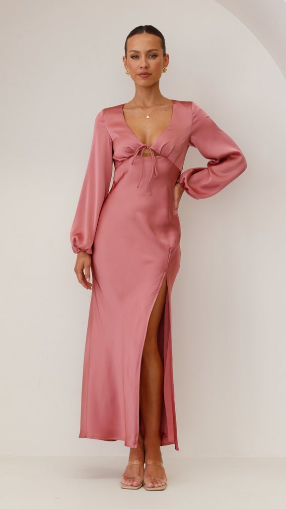 Brigitte Maxi Dress - Baked Rose - Billy J