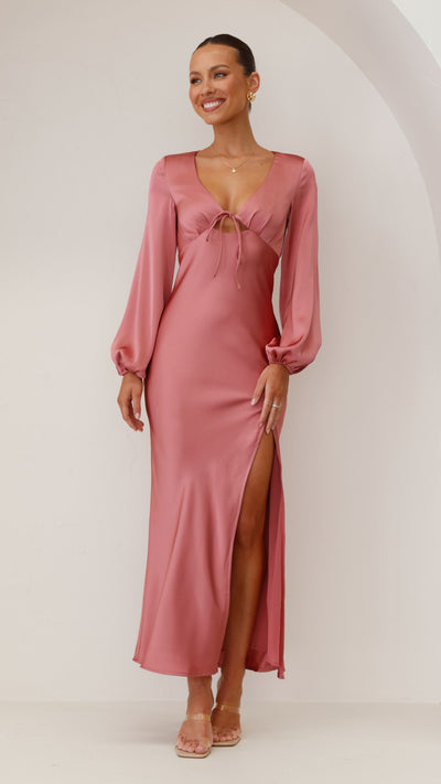 Load image into Gallery viewer, Brigitte Maxi Dress - Baked Rose - Billy J
