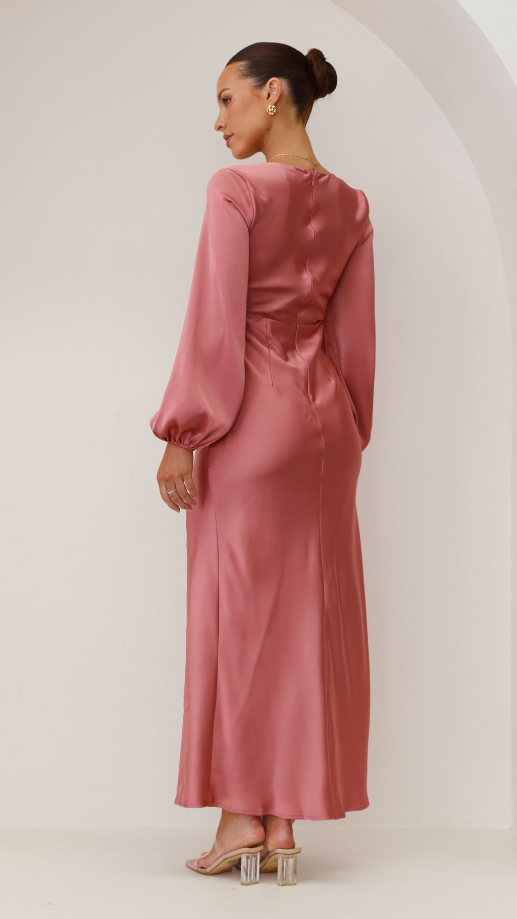 Brigitte Maxi Dress - Baked Rose - Billy J