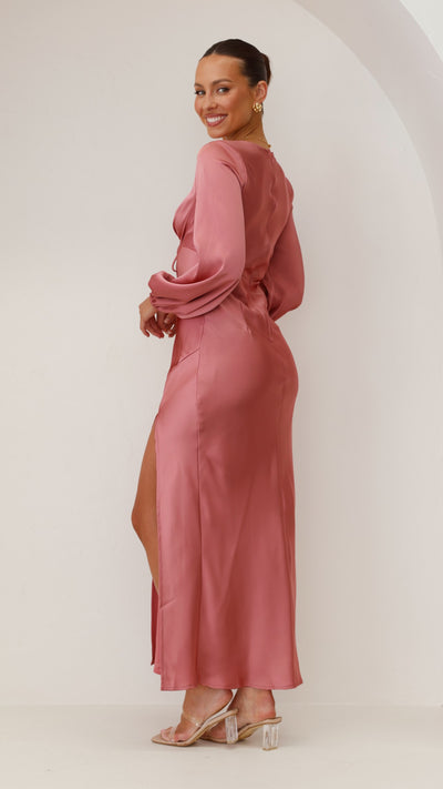 Load image into Gallery viewer, Brigitte Maxi Dress - Baked Rose - Billy J
