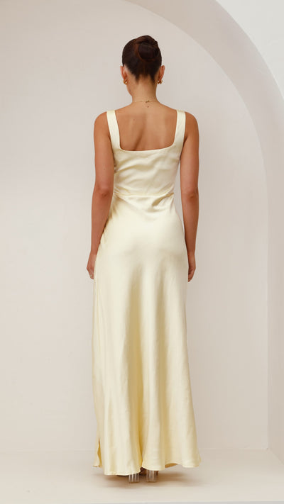 Load image into Gallery viewer, Alaria Maxi Dress - Yellow - Billy J
