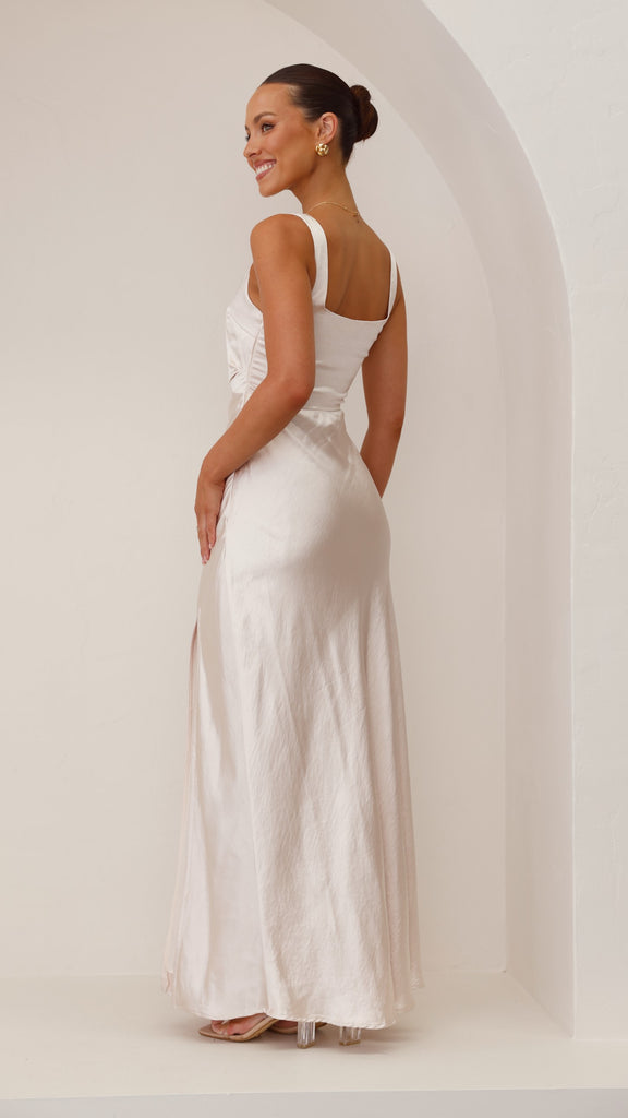 Alaria Maxi Dress - Champagne - Billy J