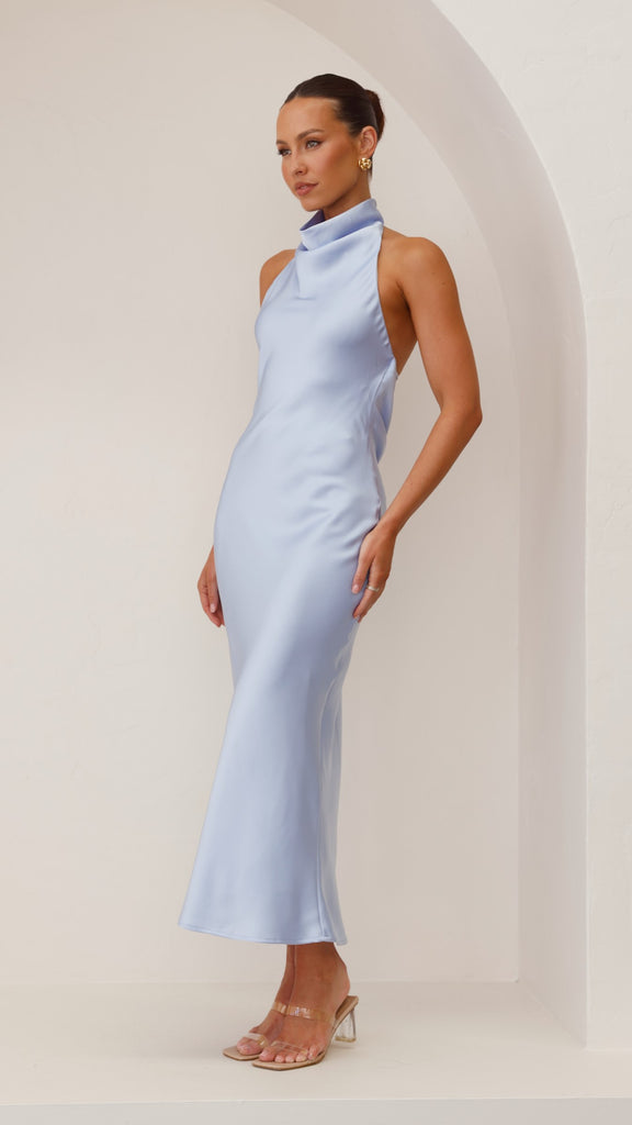 Rina Maxi Dress - Blue - Billy J