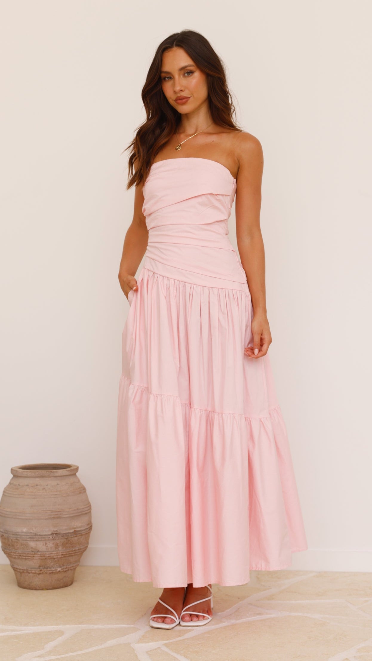Lola Maxi Dress - Pink - Billy J