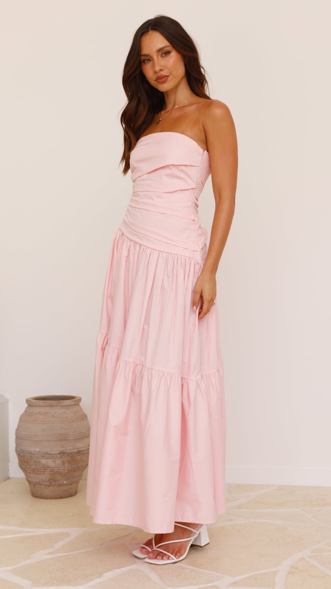 Lola Maxi Dress - Pink - Billy J