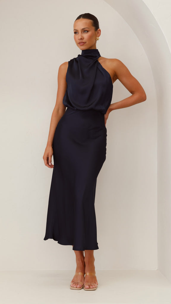 Esther Maxi Dress - Navy - Billy J