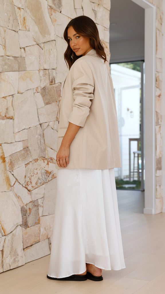 Maceo Maxi Skirt - White