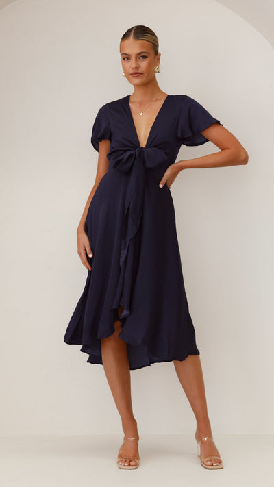 Load image into Gallery viewer, Sunny Daze Dress - Navy - Billy J
