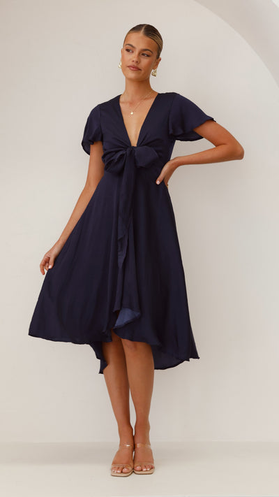 Load image into Gallery viewer, Sunny Daze Dress - Navy - Billy J
