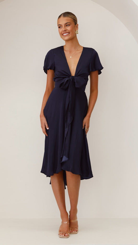 Sunny Daze Dress - Navy - Billy J